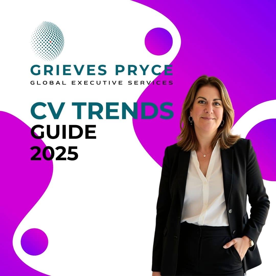 grieves pryce global executive 2025 cv writing guide